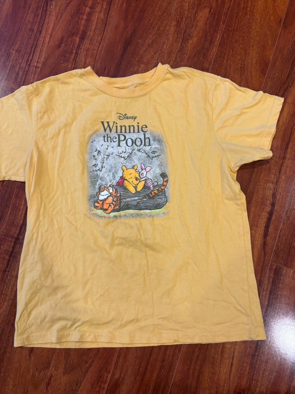 Disney Winnie the Pooh Graphic Tee in Yellow